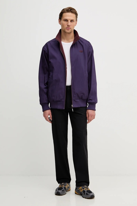 Odzież adidas Originals kurtka dwustronna Firebird KS6844 fioletowy