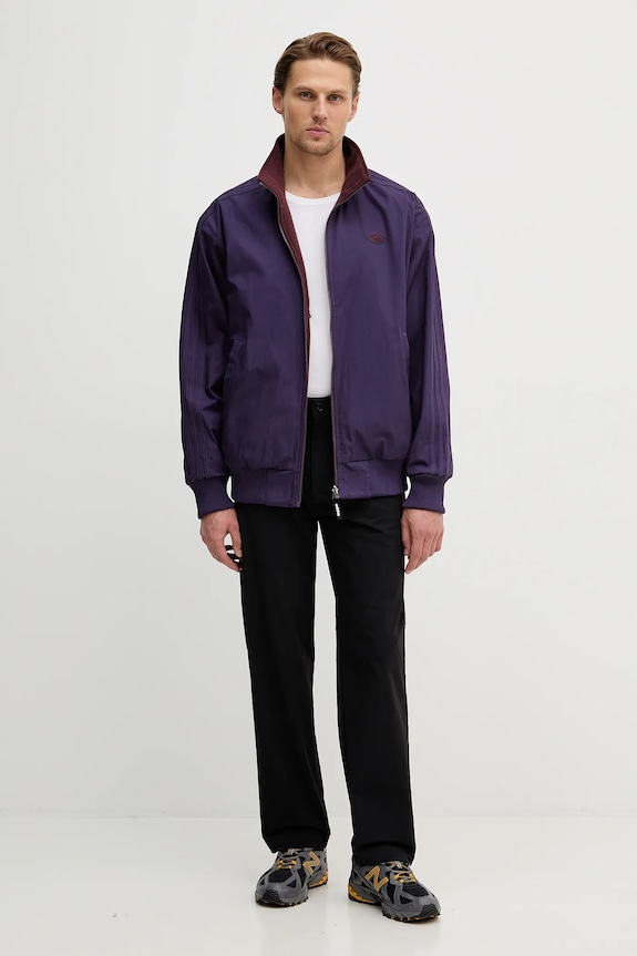Odzież adidas Originals kurtka dwustronna Firebird KS6844 fioletowy