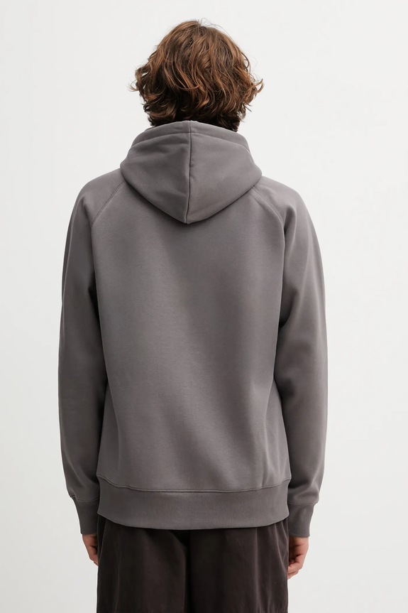 Oblečení Mikina Carhartt WIP Hooded Chase Jacket I033664.3H5XX šedá