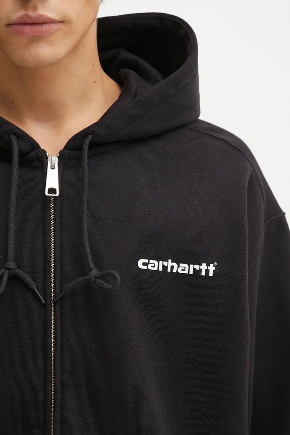 Кофта Carhartt WIP Hooded Archive Lines Jacket чёрный I036013.89XX