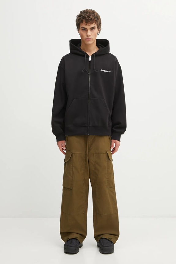Кофта Carhartt WIP Hooded Archive Lines Jacket I036013.89XX чёрный