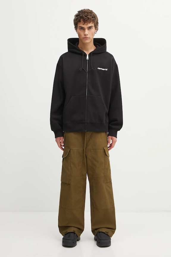 Кофта Carhartt WIP Hooded Archive Lines Jacket I036013.89XX чёрный