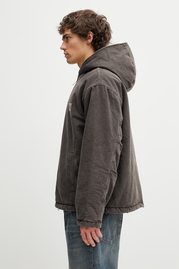 Carhartt WIP Mitch Jacket bunda džínová pánská I036242.E50J hnědá SS26