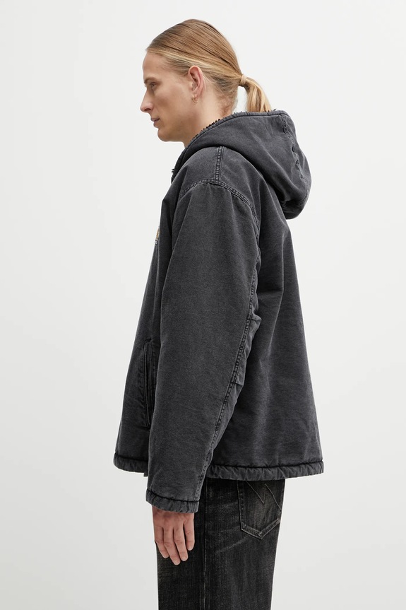 Carhartt WIP kurtka bawełniana Mitch Jacket I036242.890J czarny SS26