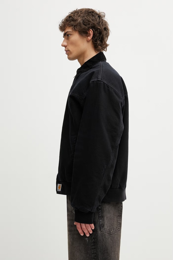 Carhartt WIP OG Santa Fe Jacket krátká bunda bavlněná pánská I036240.00EB7 černá SS26
