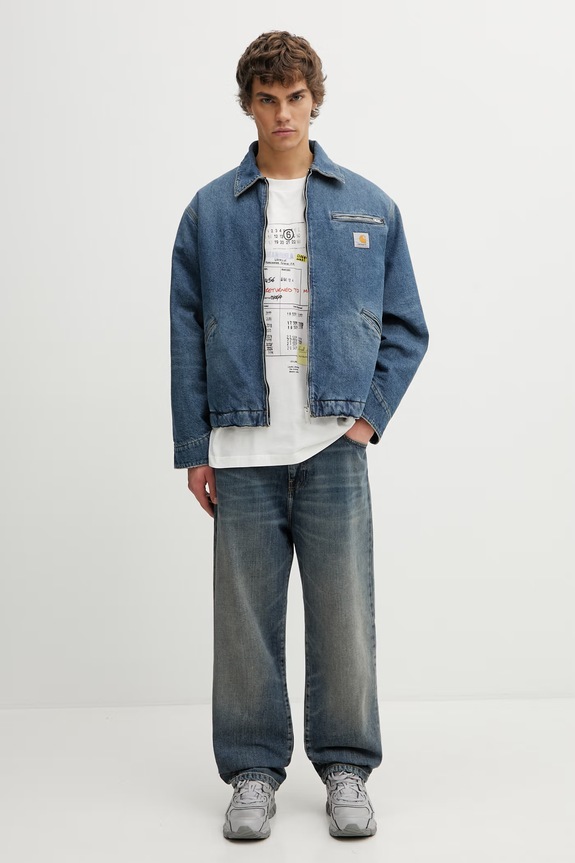 Carhartt WIP OG Detroit Jacket bunda džínová pánská I036259.01B7