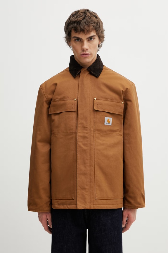 Carhartt WIP OG Arctic Coat jacket denim men's brown I036239.00S01
