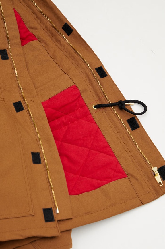 Carhartt WIP OG Arctic Coat jacket denim men's I036239.00S01 brown