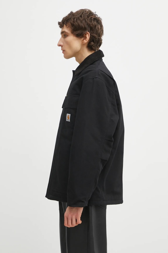 Bavlněná bunda Carhartt WIP OG Arctic Coat I036239.0 černá SS26