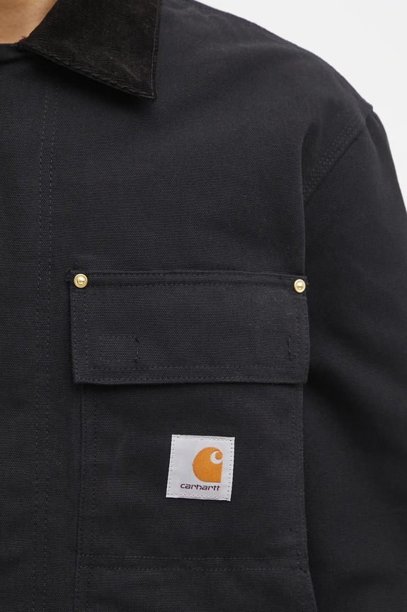 Bavlněná bunda Carhartt WIP OG Arctic Coat černá I036239.0