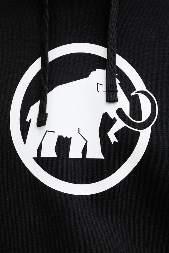 Mammut mikina s kapucňou pánska bavlnená 1014.07410 čierna