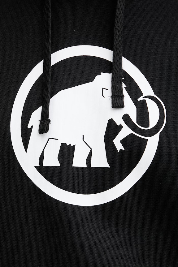 Mammut mikina s kapucňou pánska bavlnená 1014.07410 čierna