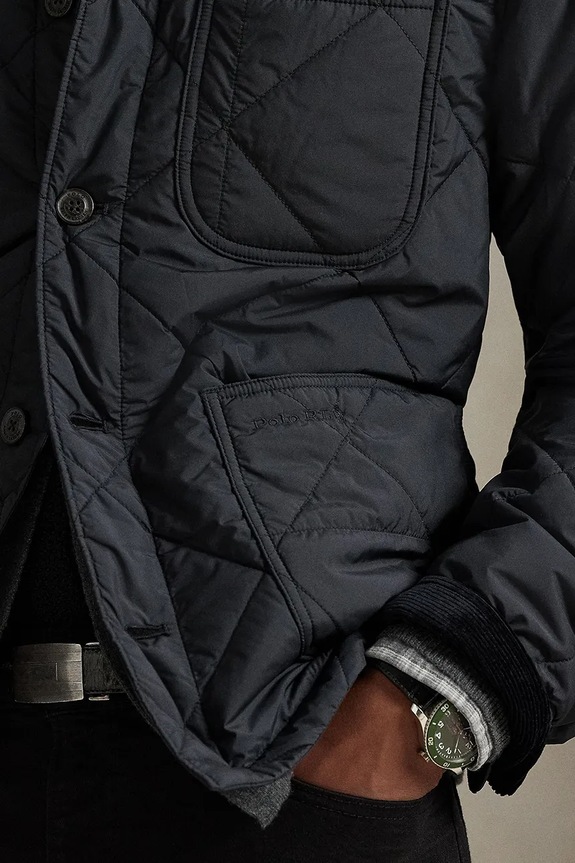 Bunda Polo Ralph Lauren MATTE FINE POLY čierna 710968117