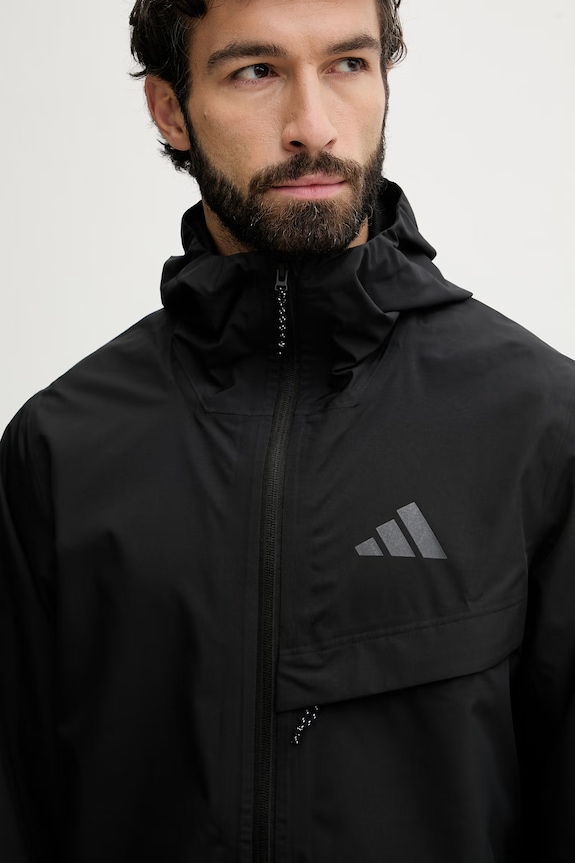 adidas TERREX trekingová bunda pánska čierna JY4118