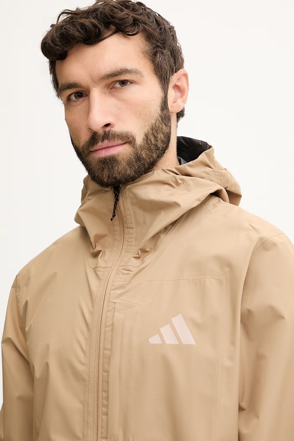 Αθλητικό μπουφάν adidas TERREX καφέ KA4501