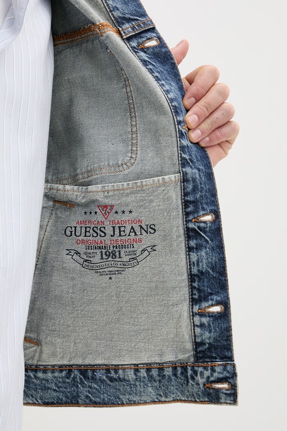 Guess Jeans kurtka męska jeansowa M6RN67.D5M5O