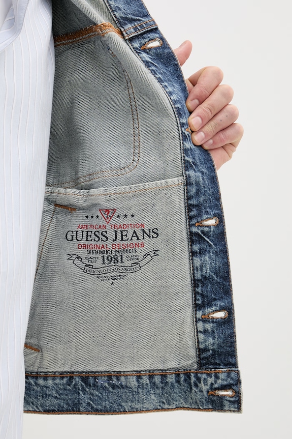 Guess Jeans kurtka męska jeansowa M6RN67.D5M5O
