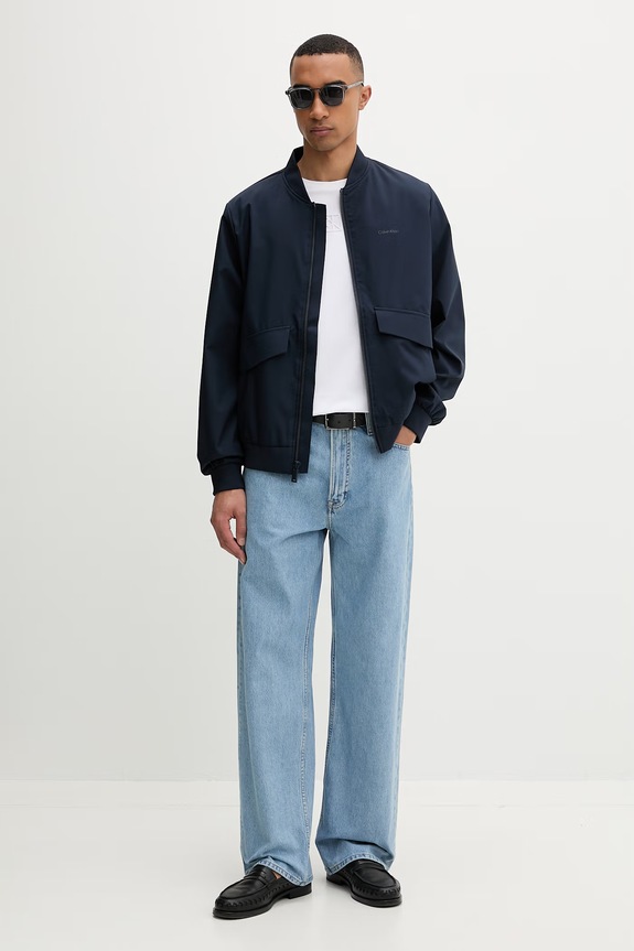Calvin Klein bomber dzseki férfi LV04LF506G sötétkék SS26