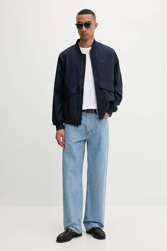Calvin Klein bomber dzseki férfi LV04LF506G sötétkék SS26