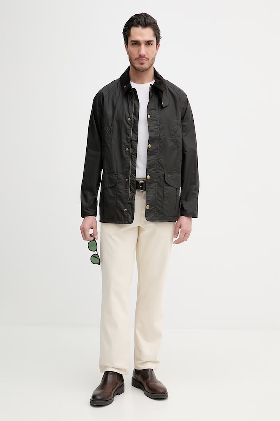 Barbour Stratford bunda pánska MWX2540 zelená SS26