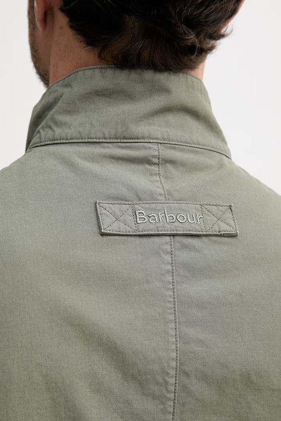 Хлопковая куртка Barbour Corbridge MCA0979 зелёный