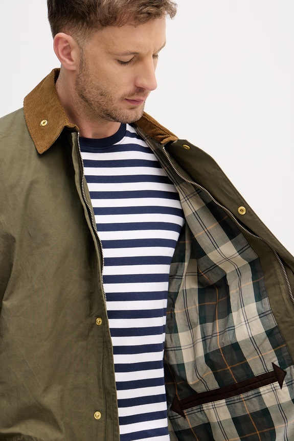 Barbour jachetă pentru bărbați, cu amestec de bumbac MCA1092