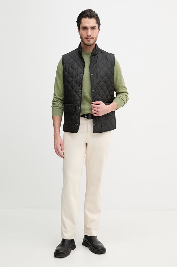 Barbour vestă MGI0245 negru SS26