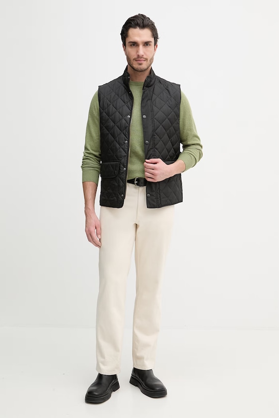 Barbour vestă MGI0245 negru SS26