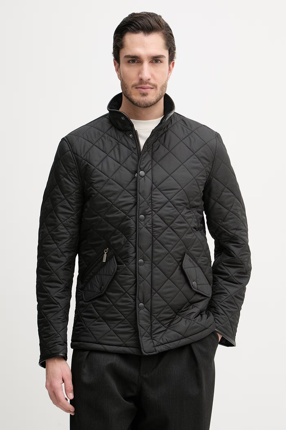 Barbour kurtka Powell bez kaptura czarny MQU0281
