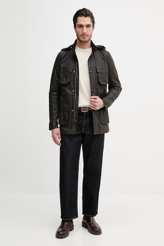 Barbour geacă Corbridge MWX0340 verde SS26
