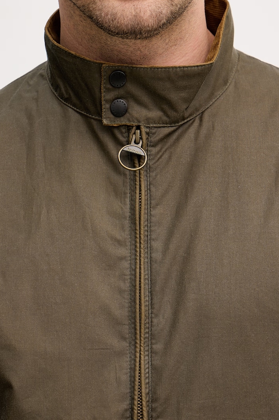 Barbour geacă de tranziție pentru bărbați, din bumbac MWX1350 verde