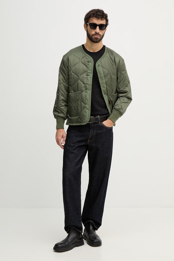 Μπουφάν Alpha Industries ALS Liner Heritage 100108.11 πράσινο SS26