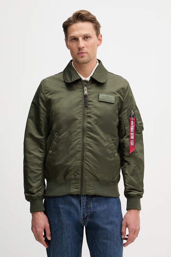 Bunda Alpha Industries Flying Tigers CWU Light nezateplené zelená 156128.142