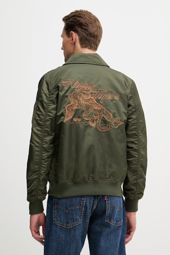 Oblečení Bunda Alpha Industries Flying Tigers CWU Light 156128.142 zelená