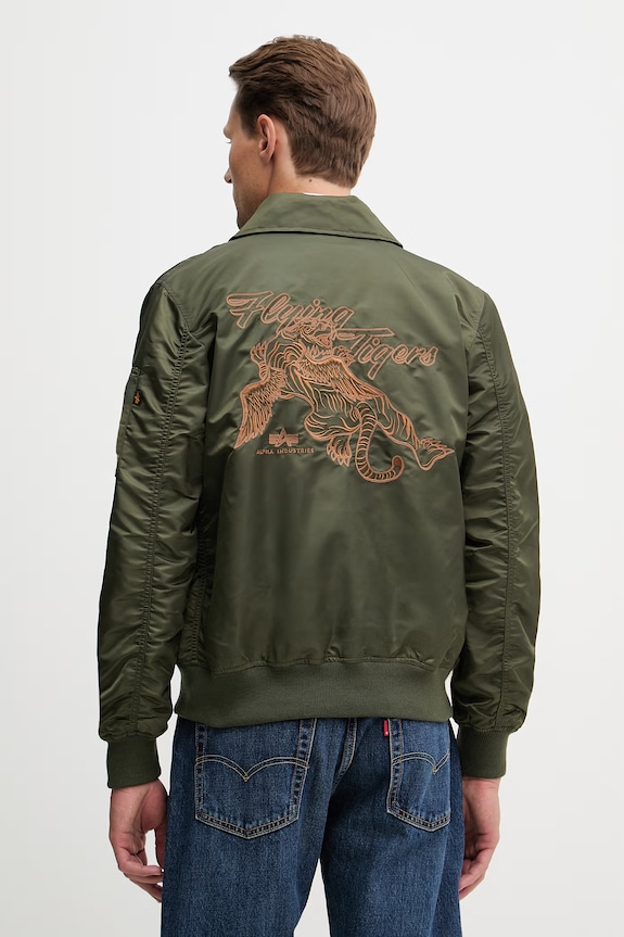 Oblečení Bunda Alpha Industries Flying Tigers CWU Light 156128.142 zelená