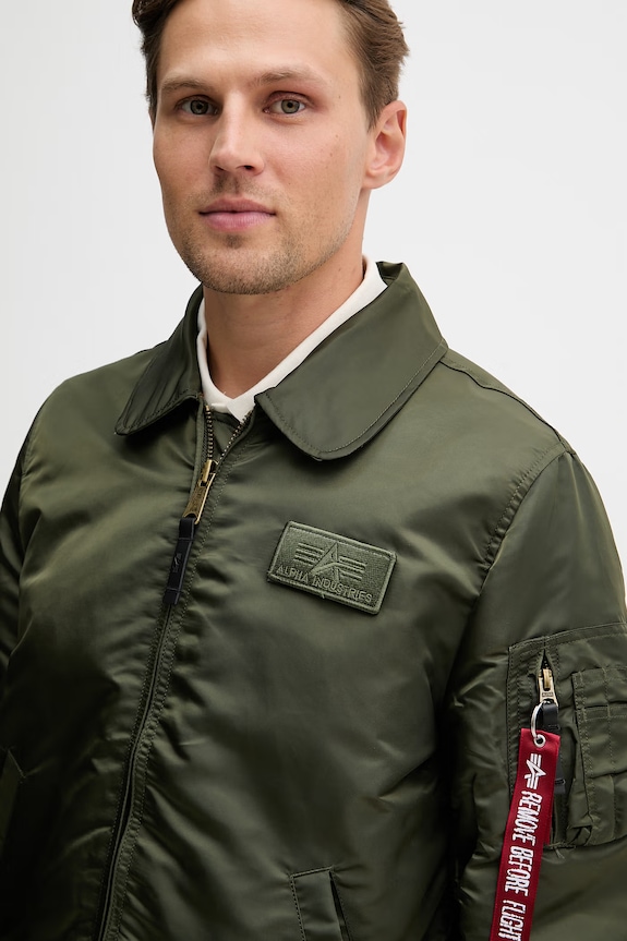 Bunda Alpha Industries Flying Tigers CWU Light zelená 156128.142