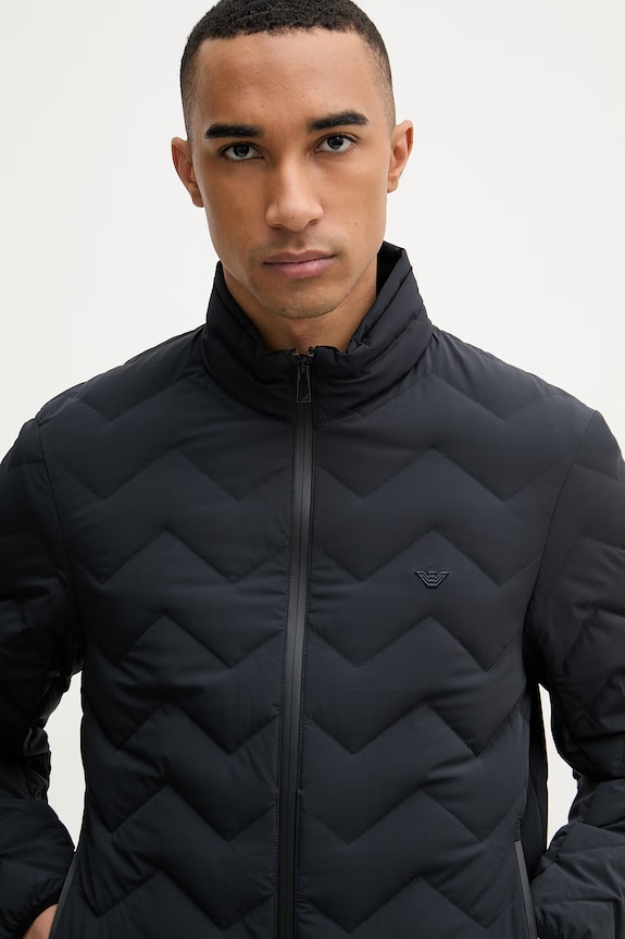 Emporio Armani geacă cu puf pentru bărbați bleumarin EM004947.AF18499