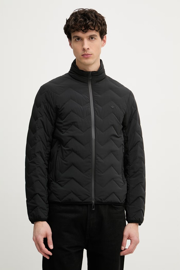 Emporio Armani geacă cu puf pentru bărbați negru EM004947.AF18499