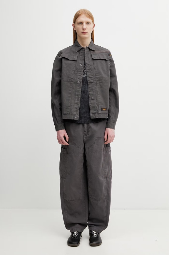 Alpha Industries Chore kurtka bawełniana męska 266105 szary