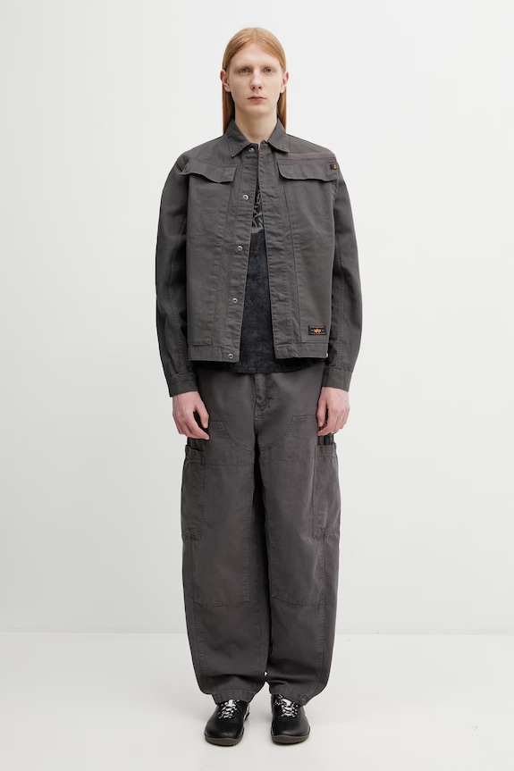 Alpha Industries Chore kurtka bawełniana męska 266105 szary