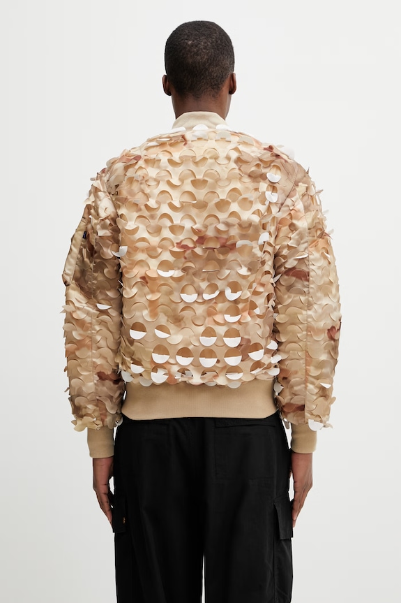 Odzież Alpha Industries MA-1 ULCANS bomberka męska 756123 beżowy