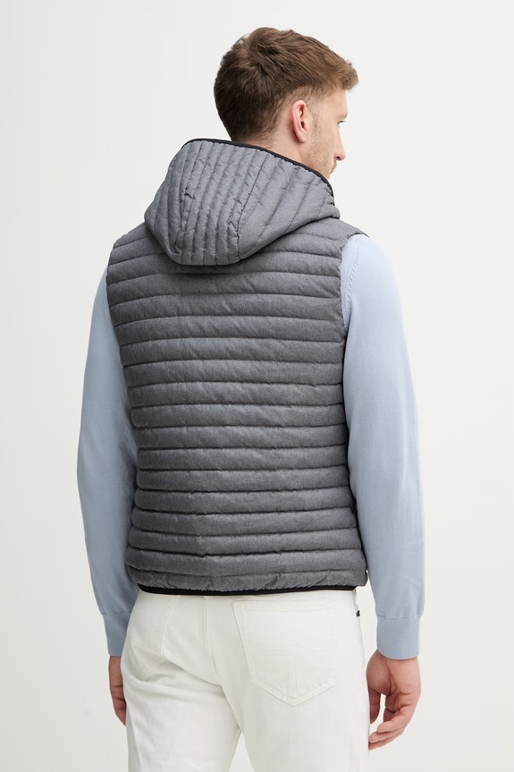 Γιλέκο δύο όψεων Trussardi F019M000028N γκρί
