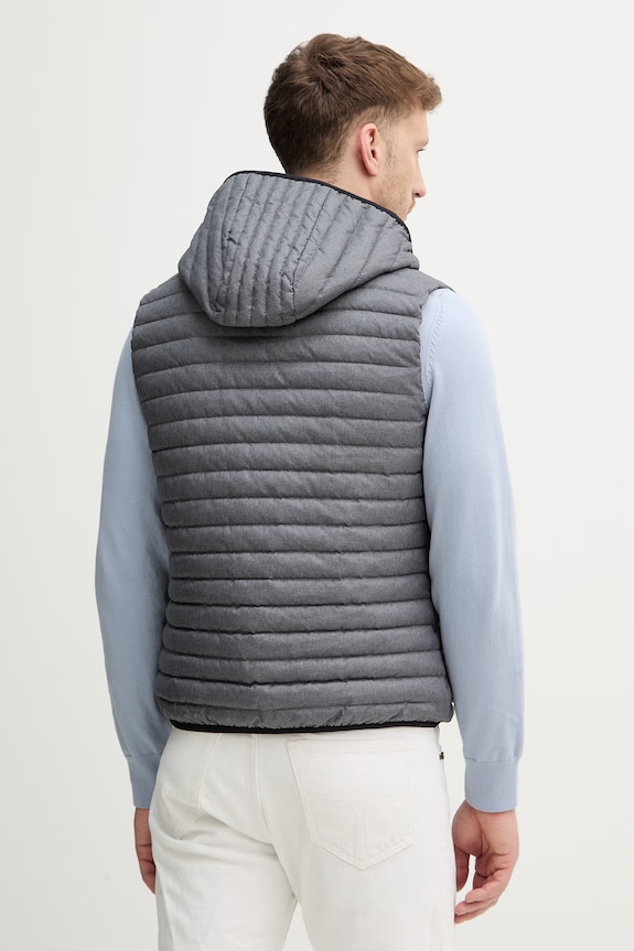 Γιλέκο δύο όψεων Trussardi F019M000028N γκρί