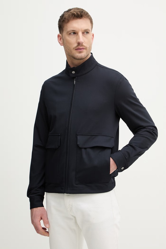 Μπουφάν Trussardi σκούρο μπλε R017M000035N