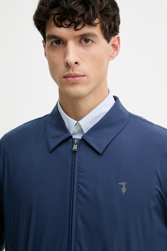 Trussardi Jachetă scurtă pentru bărbați bleumarin R025M000049N