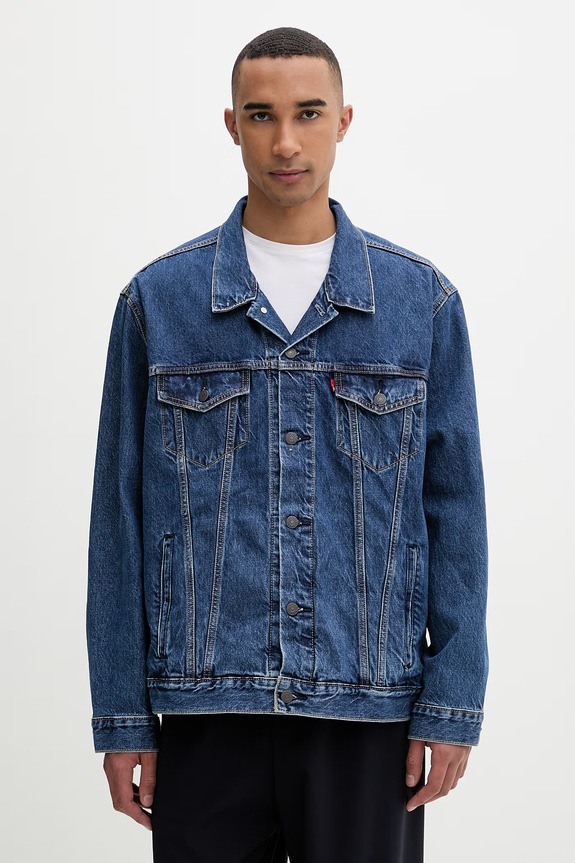 Levi's μπουφάν ανδρικό ντένιμ THE TRUCKER JACKET μπλε 72334.0772