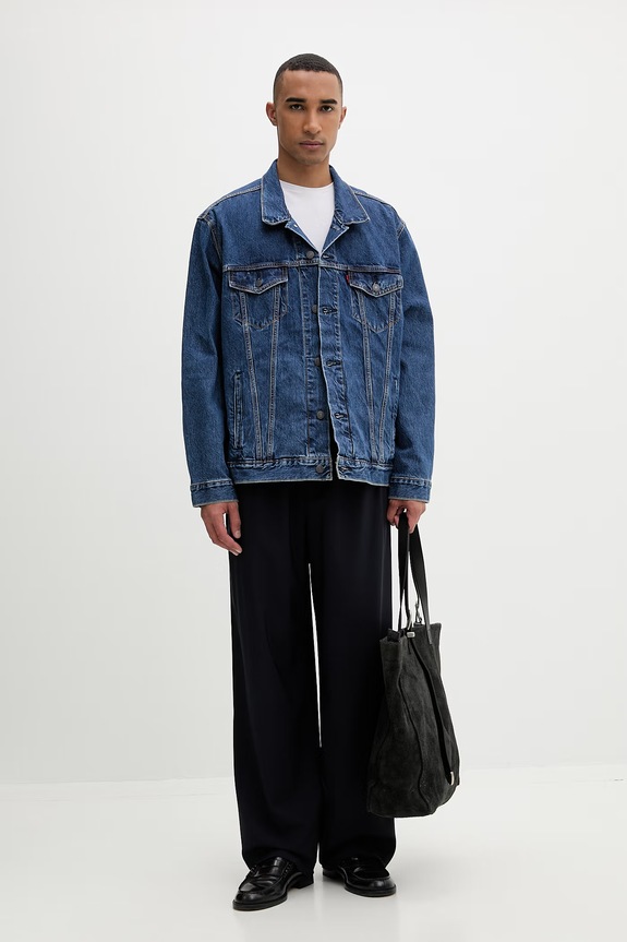 Levi's μπουφάν ανδρικό ντένιμ THE TRUCKER JACKET 72334.0772 μπλε SS26