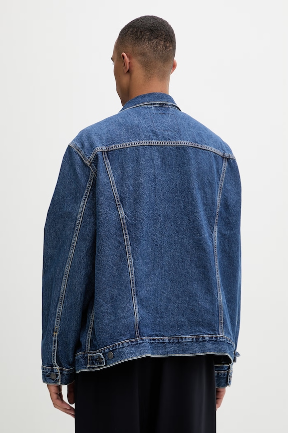Ρούχα Levi's μπουφάν ανδρικό ντένιμ THE TRUCKER JACKET 72334.0772 μπλε
