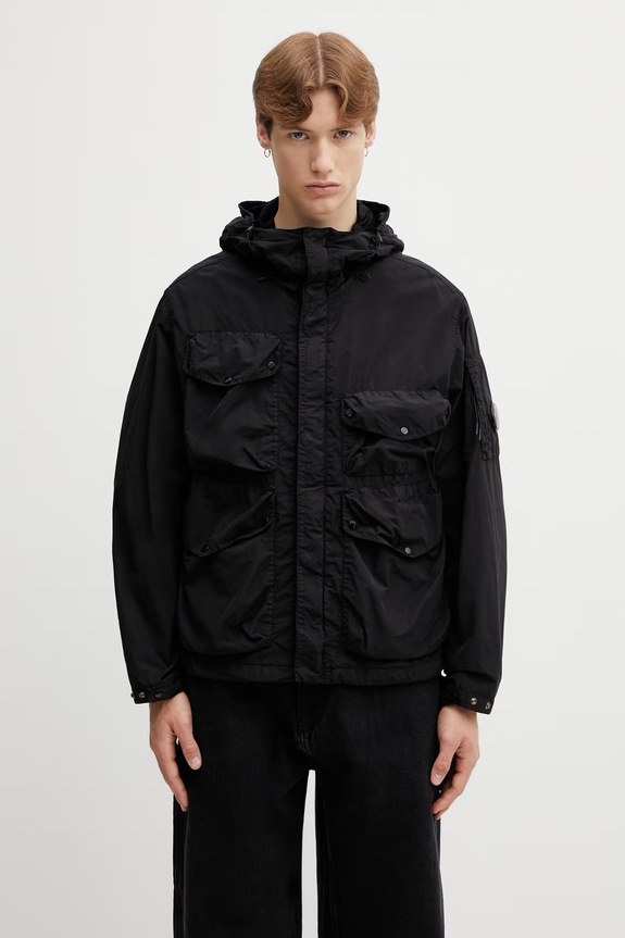 C.P. Company giacca da uomo nero 20CMOW013A005991G