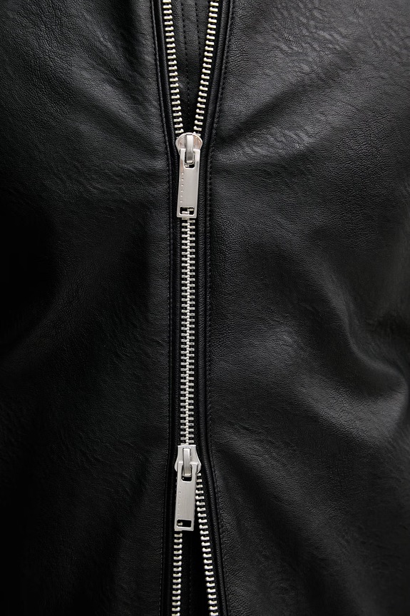 Sisley jachetă scurtă bărbați 21DYSN03P.100 negru